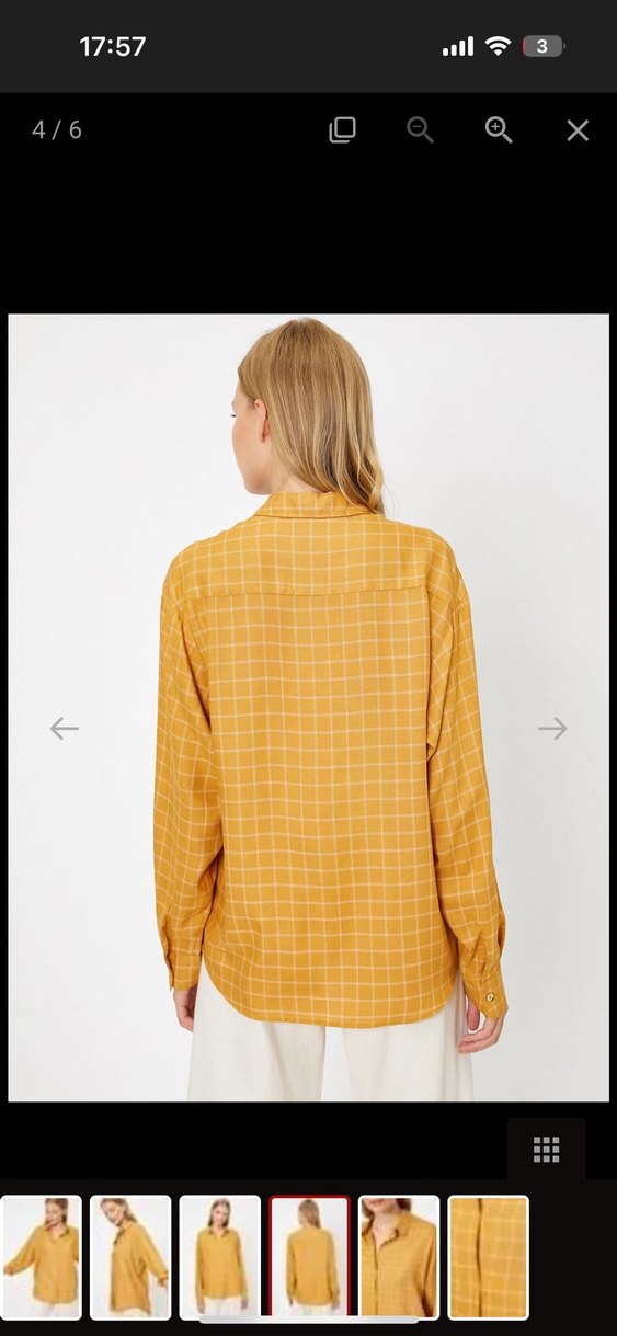 Koton Kareli Salaş Kadın Gömlek - Görsel 2