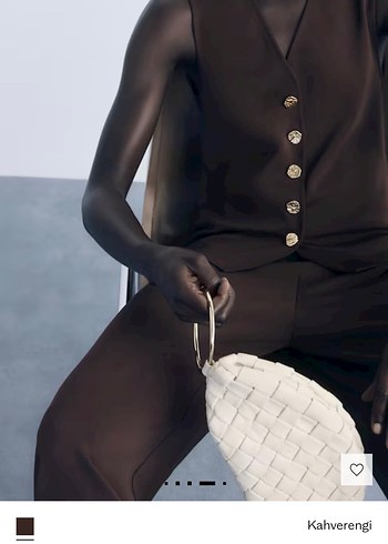 Mango mücevher düğmeli yelek - Görsel 6