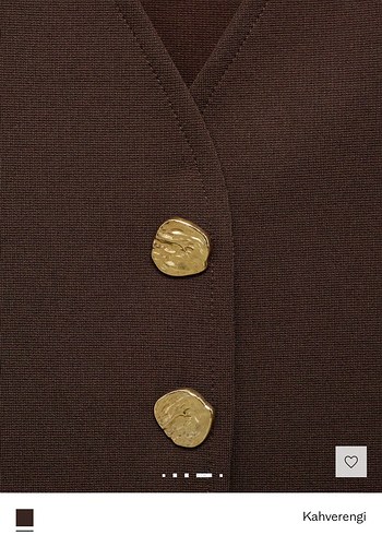 Mango mücevher düğmeli yelek - Görsel 7