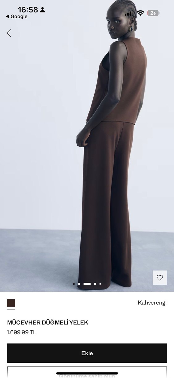 Mango mücevher düğmeli yelek - Görsel 3