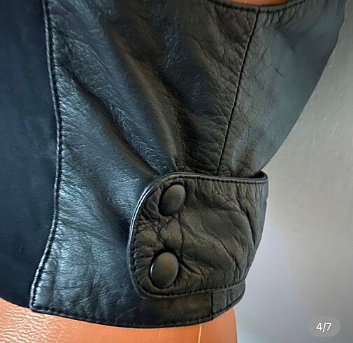 s Beden siyah Renk WILSONS LEATHER (deri yelek bkz açıklm)