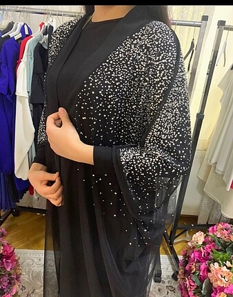 Taşlı abaya