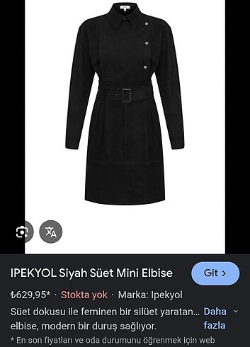 xl Beden siyah Renk Ipekyol suet midi elbise siyah