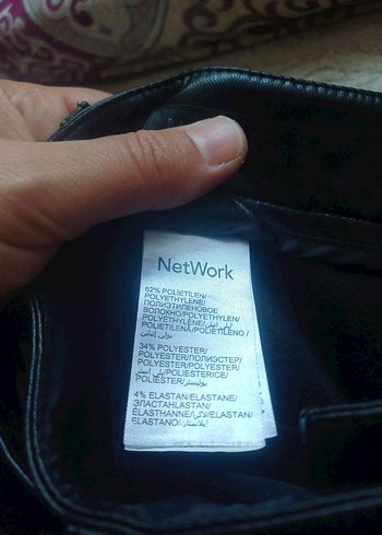 Siyah Kemerli Deri Mini Şort - Görsel 6