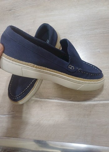 Erkek Lacivert Denim Espadril Ayakkabı - Görsel 6