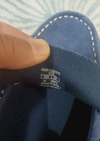Erkek Lacivert Denim Espadril Ayakkabı - Görsel 4