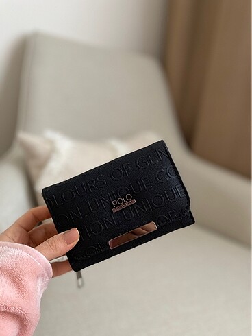 David Polo Siyah Bayan Cüzdan - Görsel 2
