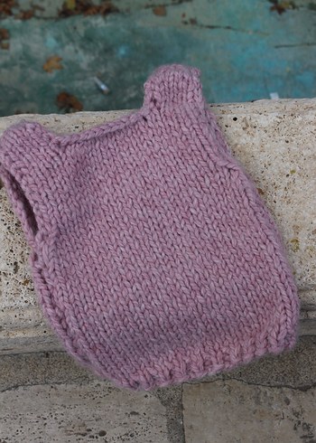 Pembe Yumuşak Bebek Önlüğü - Görsel 2