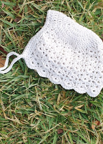 Bej Örgü çocuk Bere - Görsel 3