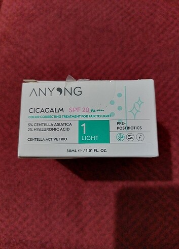 Beden Anyong Cicacalm Centella 1 Light Krem