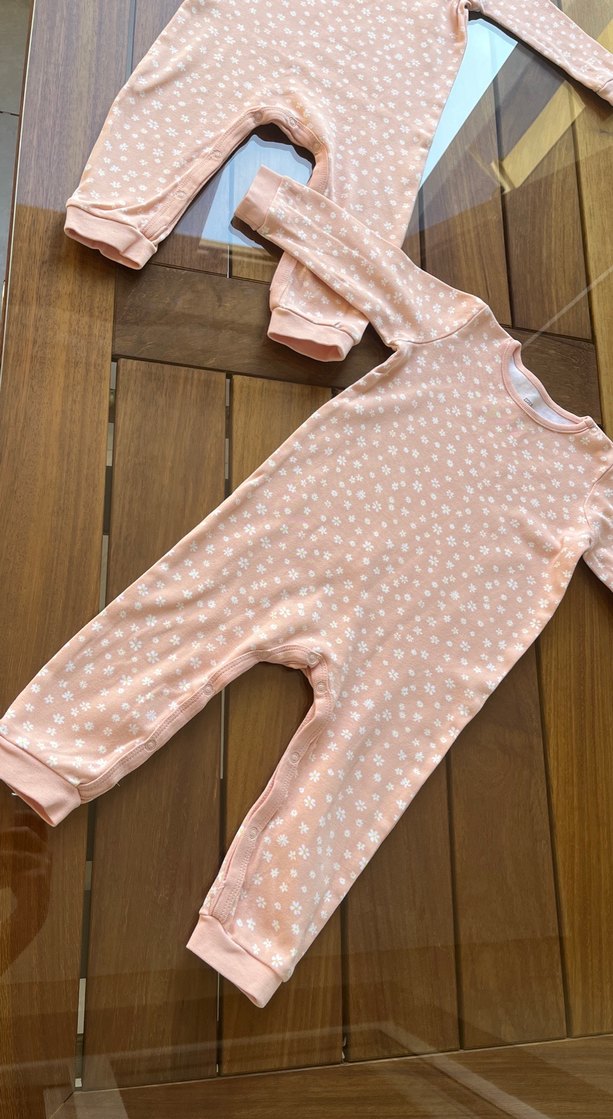 Kız bebek pudra renkli tulum - Görsel 2