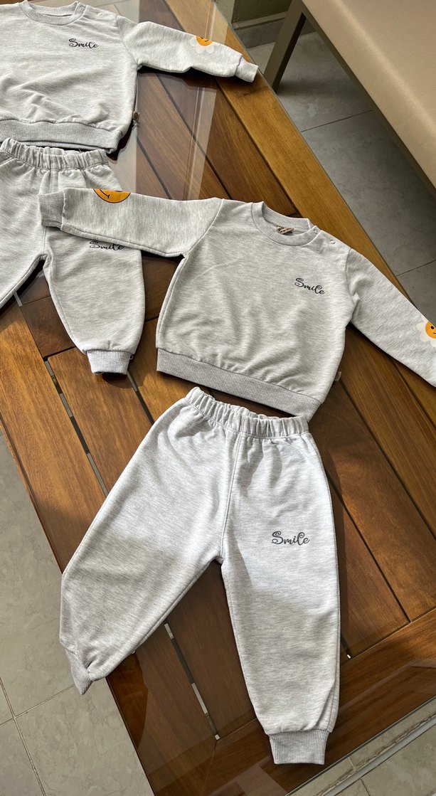 Gri Bebek Erkek Eşofman Takımı Snite - Görsel 2
