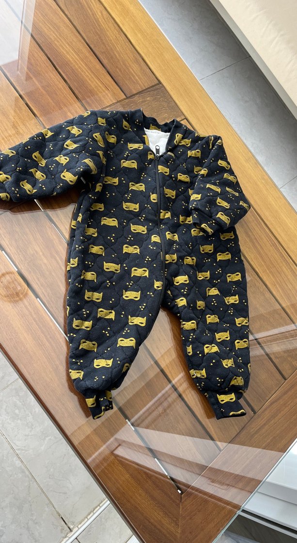 Sarı Desenli Bebek Tulum - Görsel 3