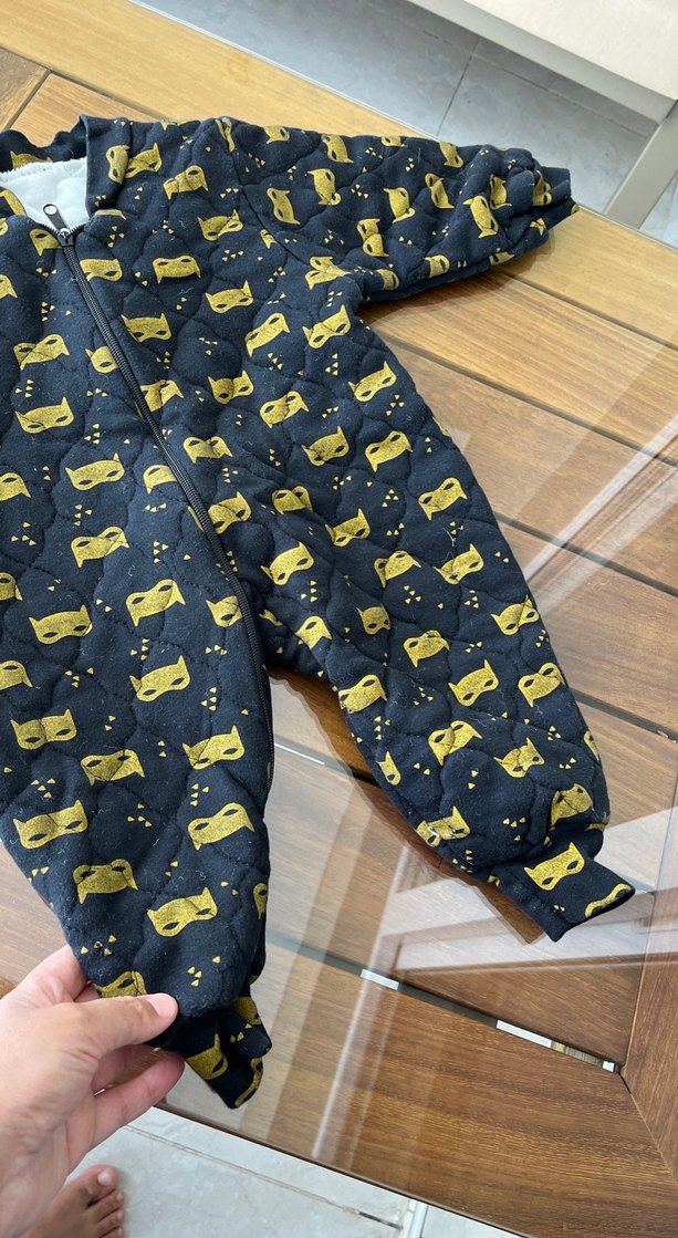 Sarı Desenli Bebek Tulum - Görsel 2