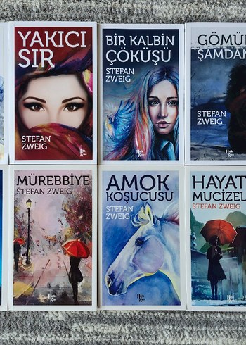 Stefan Zweig Roman Seti 8 Kitap