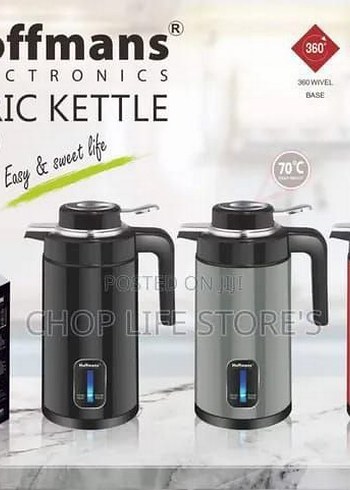 Diğer Hoffmans 2.5L Siyah Elektrikli Su Isıtıcı