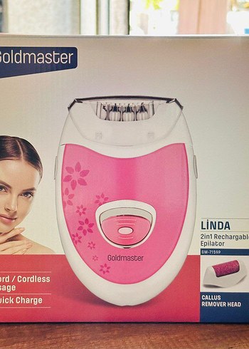 Diğer Goldmaster Linda 2'si 1 Arada Şarjlı Epilatör