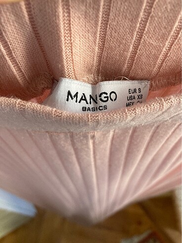 s Beden pembe Renk Mango etek