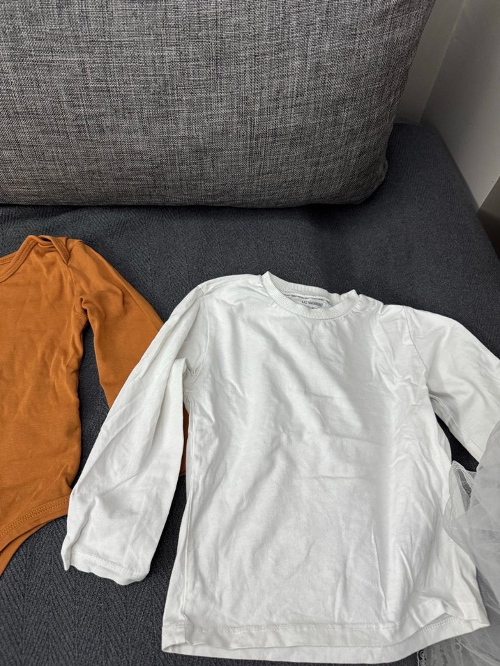 Renkli, Uzun Kollu, Pamuklu çıtlçıtlı bady beyaz bady - Görsel 2