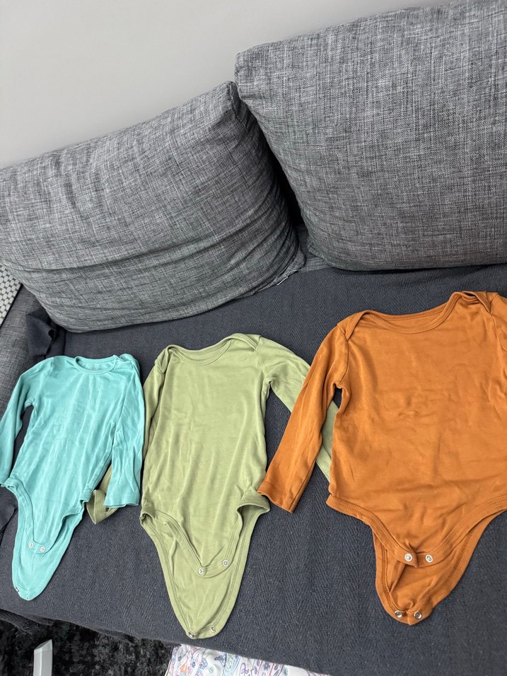 Renkli, Uzun Kollu, Pamuklu çıtlçıtlı bady beyaz bady - Görsel 3