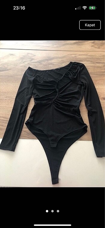 s Beden Trendyolmilla bodysuit dekolteli bluz body