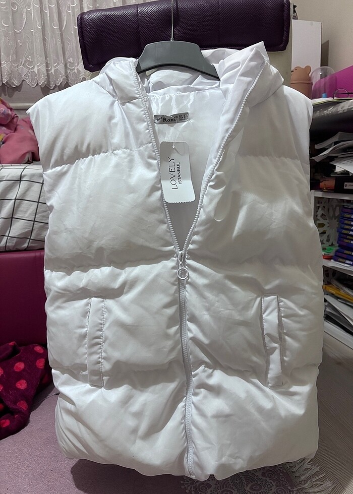 Beyaz şişme yelek - Görsel 2