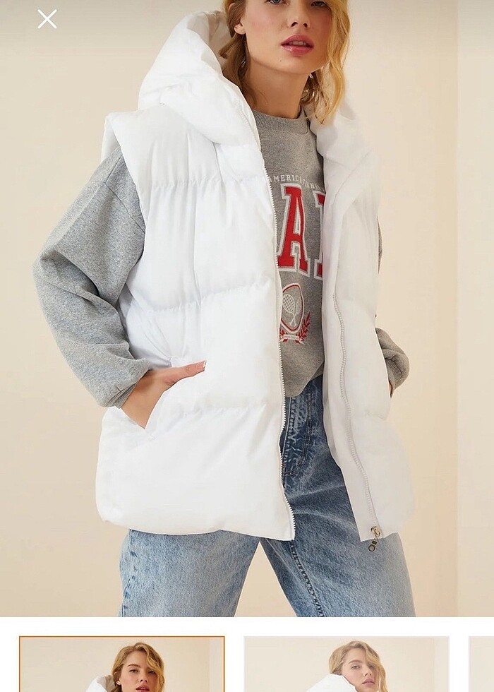 Beyaz şişme yelek - Görsel 5