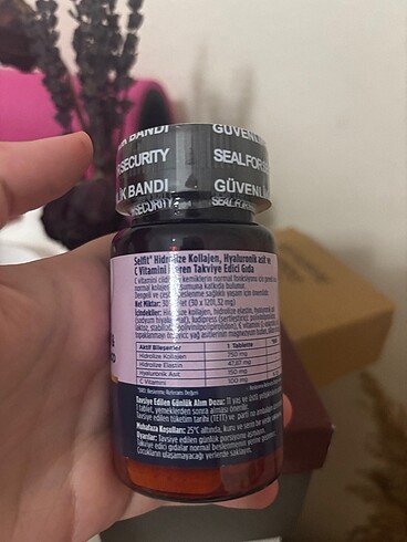 Beden Eczacıbaşı kolajen vitamin Selfit Collagen & Hyaluronic Acid