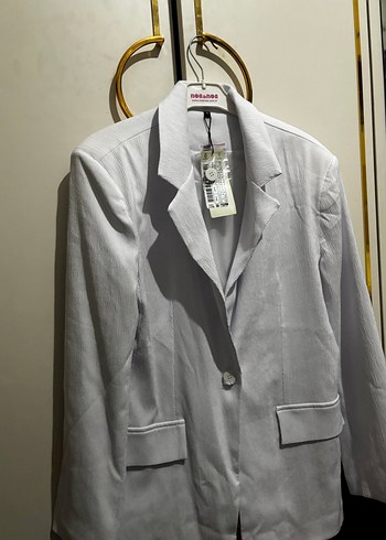 Beyaz blazer ceket - Görsel 3