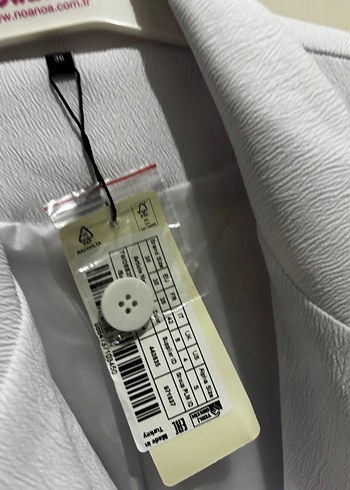 Beyaz blazer ceket - Görsel 8