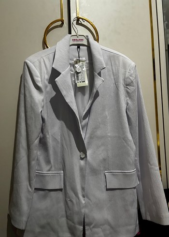 Beyaz blazer ceket - Görsel 2