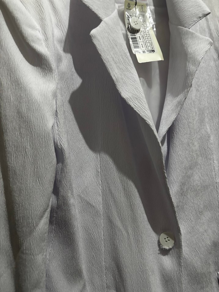 Beyaz blazer ceket - Görsel 4