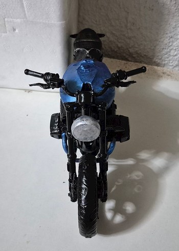 Mavi Minyatür Motosiklet Modeli - Görsel 3