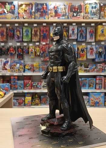 Siyah Batman Aksiyon Figürü 25 cm - Görsel 2