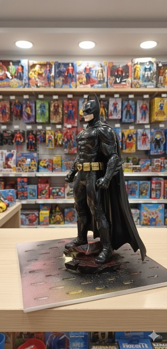 Siyah Batman Aksiyon Figürü 25 cm - Görsel 2