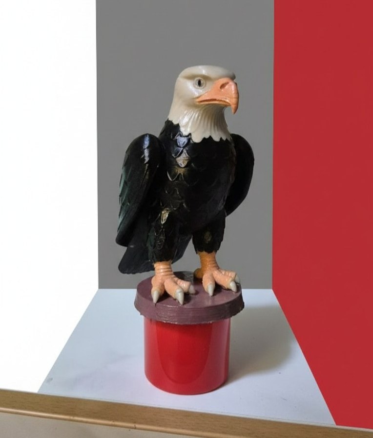 Kartal Figürü 17 cm - Görsel 2