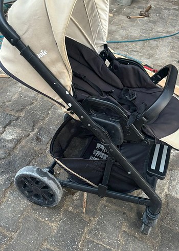 Bej ve Gri Joie Bebek Arabası - Görsel 5