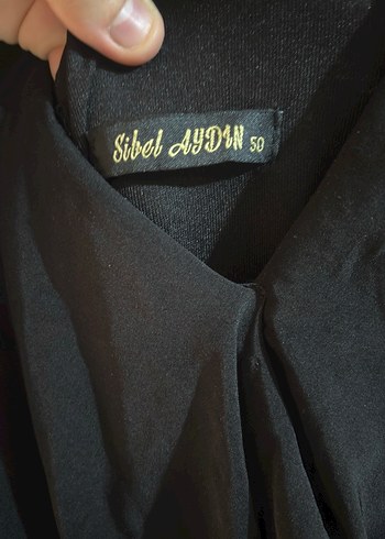 Uzun Siyah V Yaka Gotik Abiye Elbise - Görsel 4