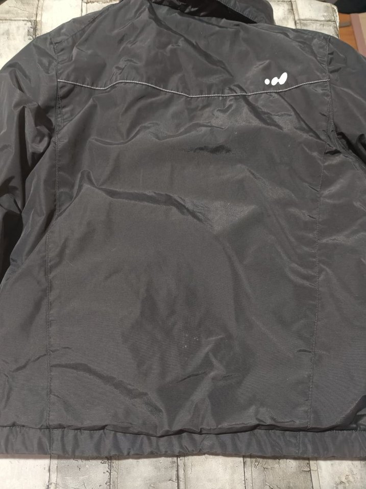 Gri Erkek Çocuk Fermuarlı Yüksek Yaka Mont - Görsel 2