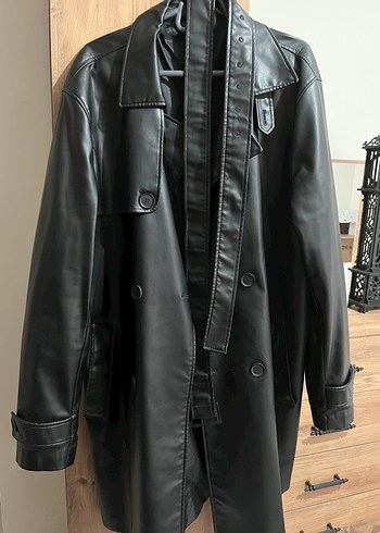 Erkek deri trenckot - Görsel 2
