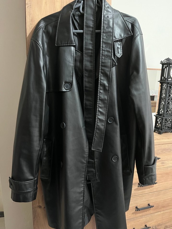 Erkek deri trenckot - Görsel 2