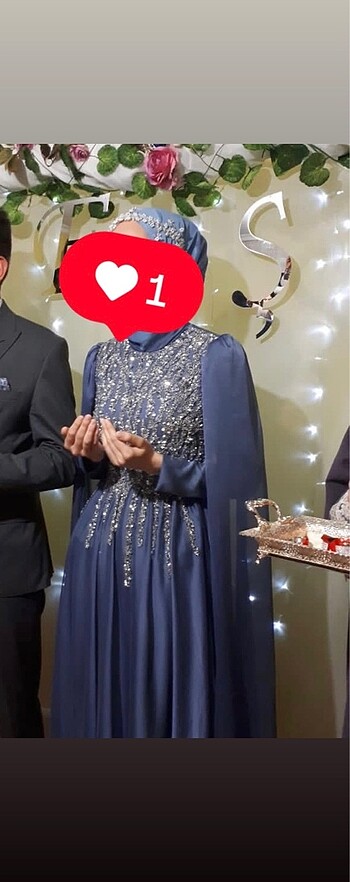 Tesettür Abiye söz nişan gece elbisesi