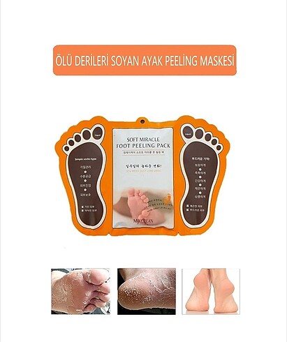 Diğer Mjcare - Mjkorean ayak maskesi 3 adet