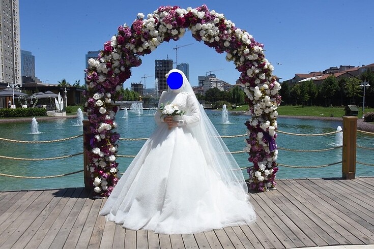 Diğer A Kesim Helen Model Tesettür Gelinlik