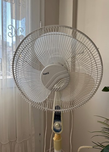 Raks Marka Beyaz Ayaklı Vantilatör - Görsel 2