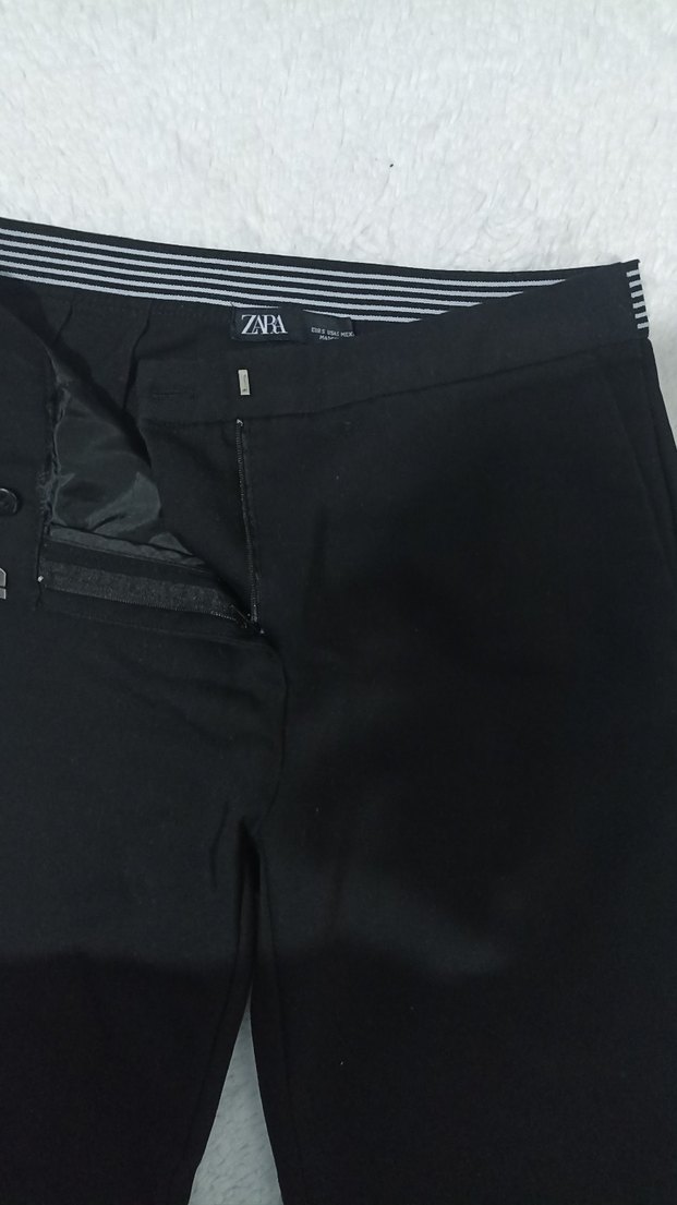 Zara Siyah Kadın Kumaş Pantolon - Görsel 4