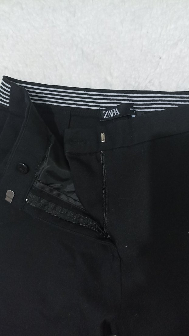 Zara Siyah Kadın Kumaş Pantolon - Görsel 2