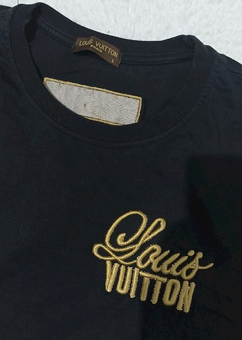 Siyah Pamuklu Louis Vuitton Erkek Tişört - Görsel 3