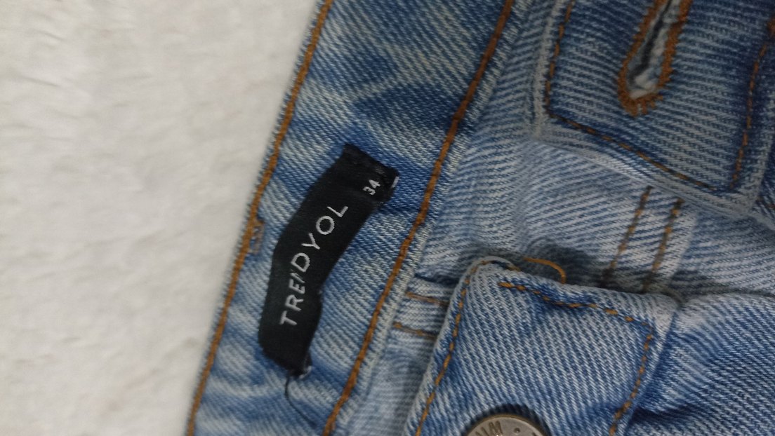 Kadin Mavi Regular Fit/Straight Jean - Görsel 2