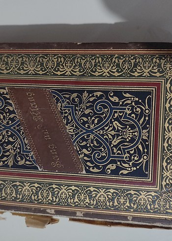 1888 Basım Eski Almanca Şiir Kitabı Antika - Görsel 6